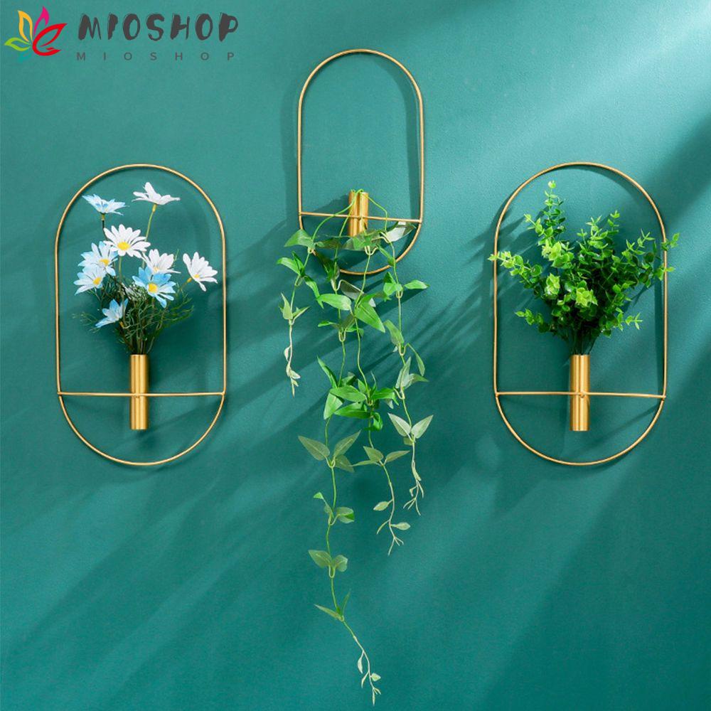 Bình hoa treo tường bằng sắt phong cách Bắc Âu sang trọng