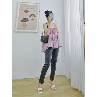 YU CHERRY | Quần tây nữ form baggy Basic Pants YQ004