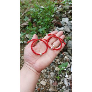Vòng đôi chỉ đỏ mix charm tuyệt đẹp ( Ghi chú size cổ tay )