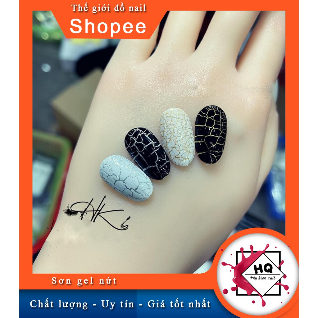 Sơn gel nứt - Sơn móng tay hiệu ứng đẹp độc lạ HOT nhất 2021 cho thợ nail làm đẹp