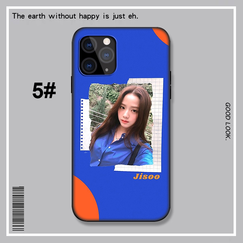 Ốp điện thoại mềm in ảnh chụp Blackpink Jisoo LU15 dành cho iPhone X XR XS Max 6 6s 7 8 Plus 5 5s SE SE2 2020