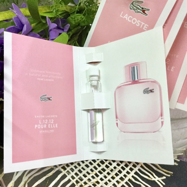 Nước hoa Vial Eau the Lacoste L.12.1 2 Pour Elle Sparkling 1,5ml