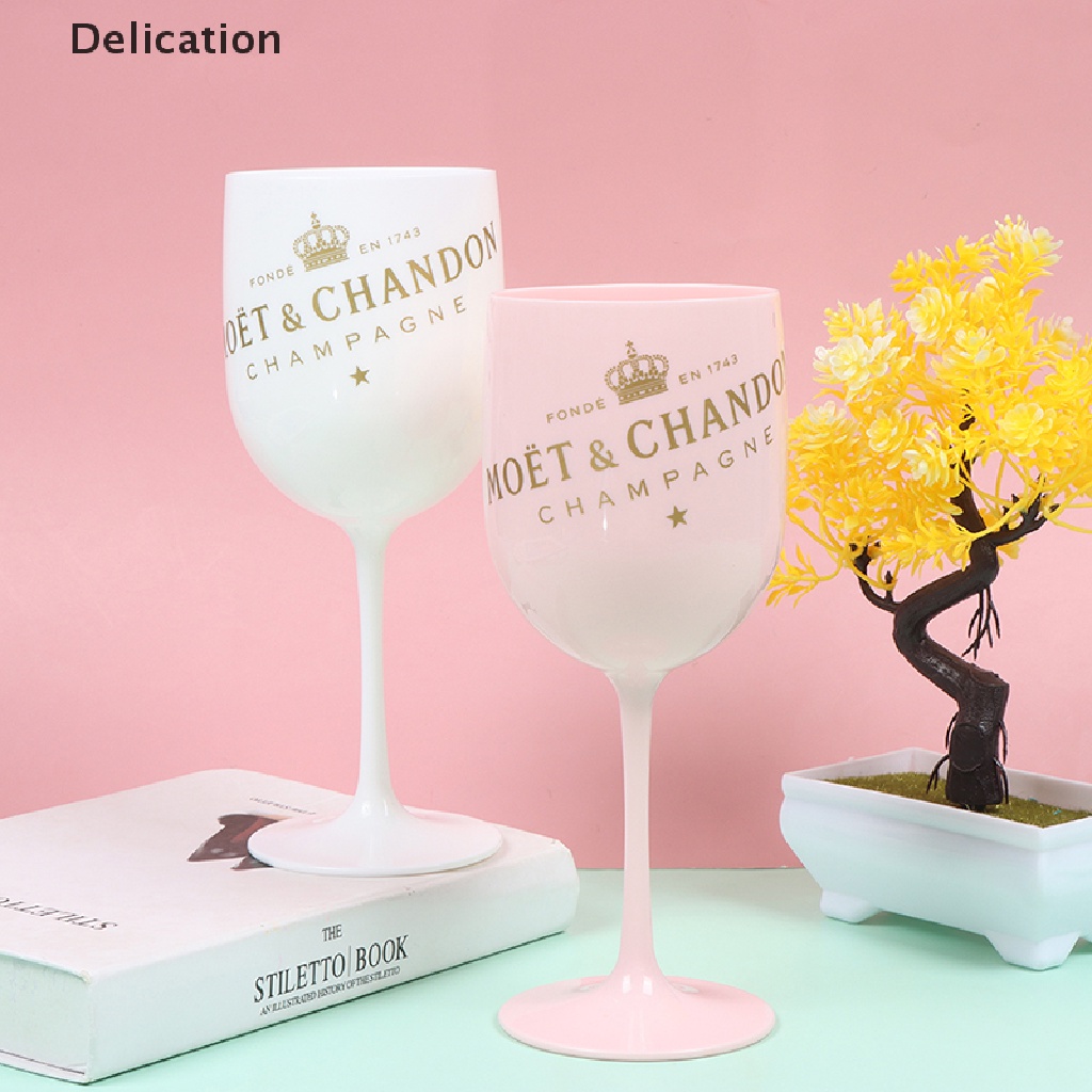 [Delication] Ly Thủy Tinh Uống Rượu Sâm Panh Màu Trắng