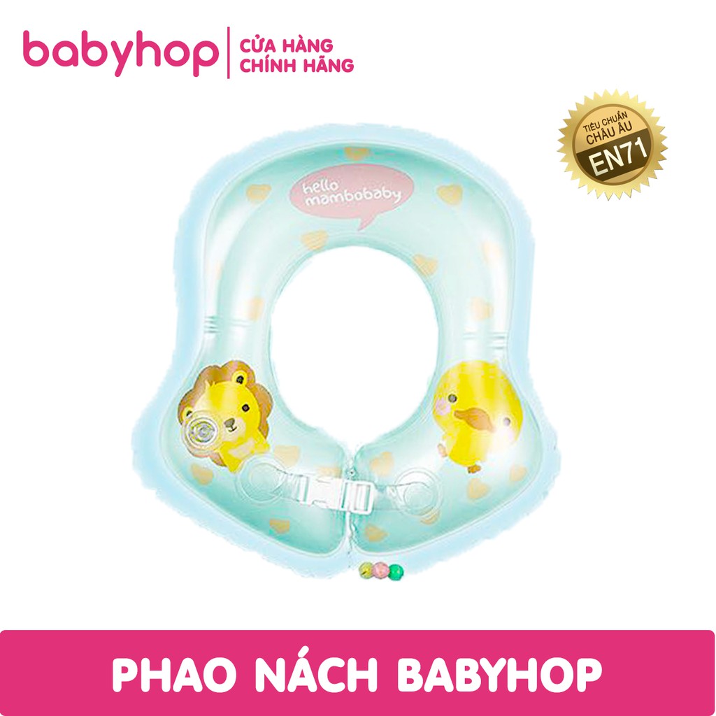 Phao Nách Hello Mambobaby Cho Bé (Kèm Bơm Tay Mini + Miếng Vá Dự Phòng)