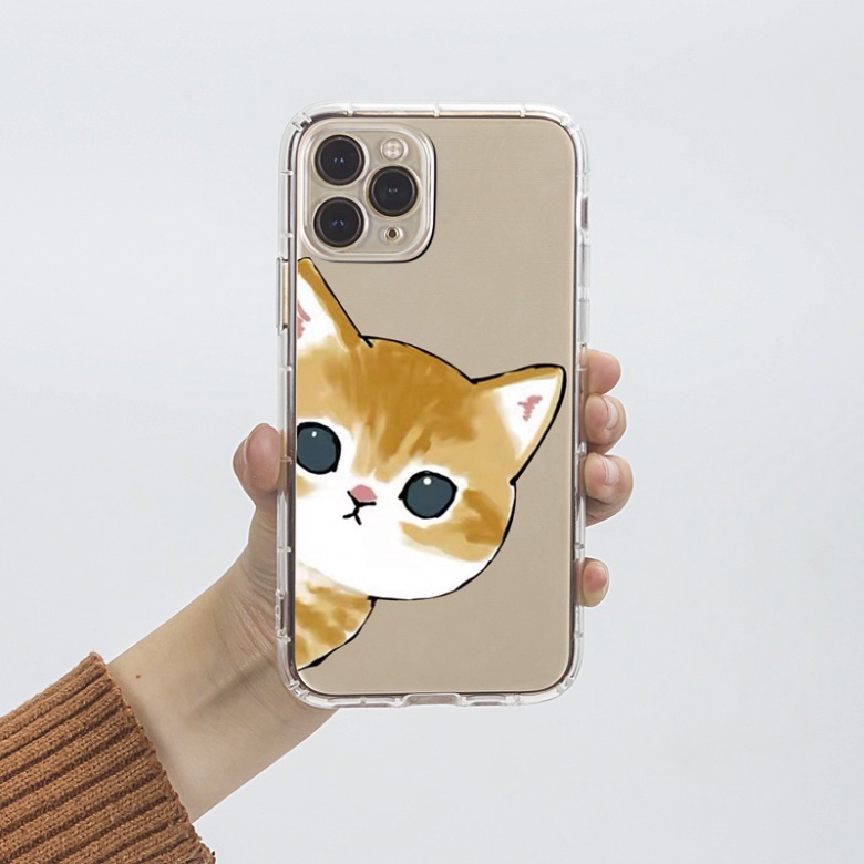 Ốp lưng iphone 6, 6s plus, 7 8 Plus, X, XS, XR, XSMAX, 11, 12, 13 PROMAX TRONG SUỐT MÈO DỄ THƯƠNG PKVN