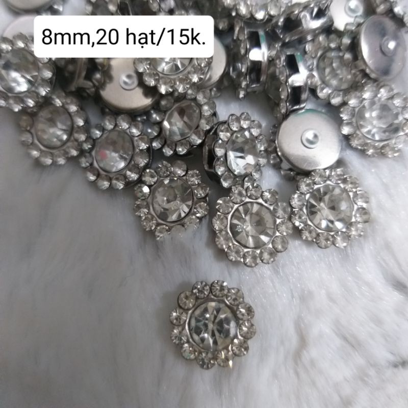 Hạt đá kết trang trí, size 6 MM_10MM.