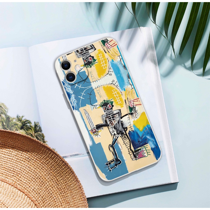 Ốp Điện Thoại tpu Dẻo Họa Tiết graffiti Nhiều Màu Cho iphone 13 14 pro max 12 mini 6s 7 8 plus se2 xr 5s 11 pro max