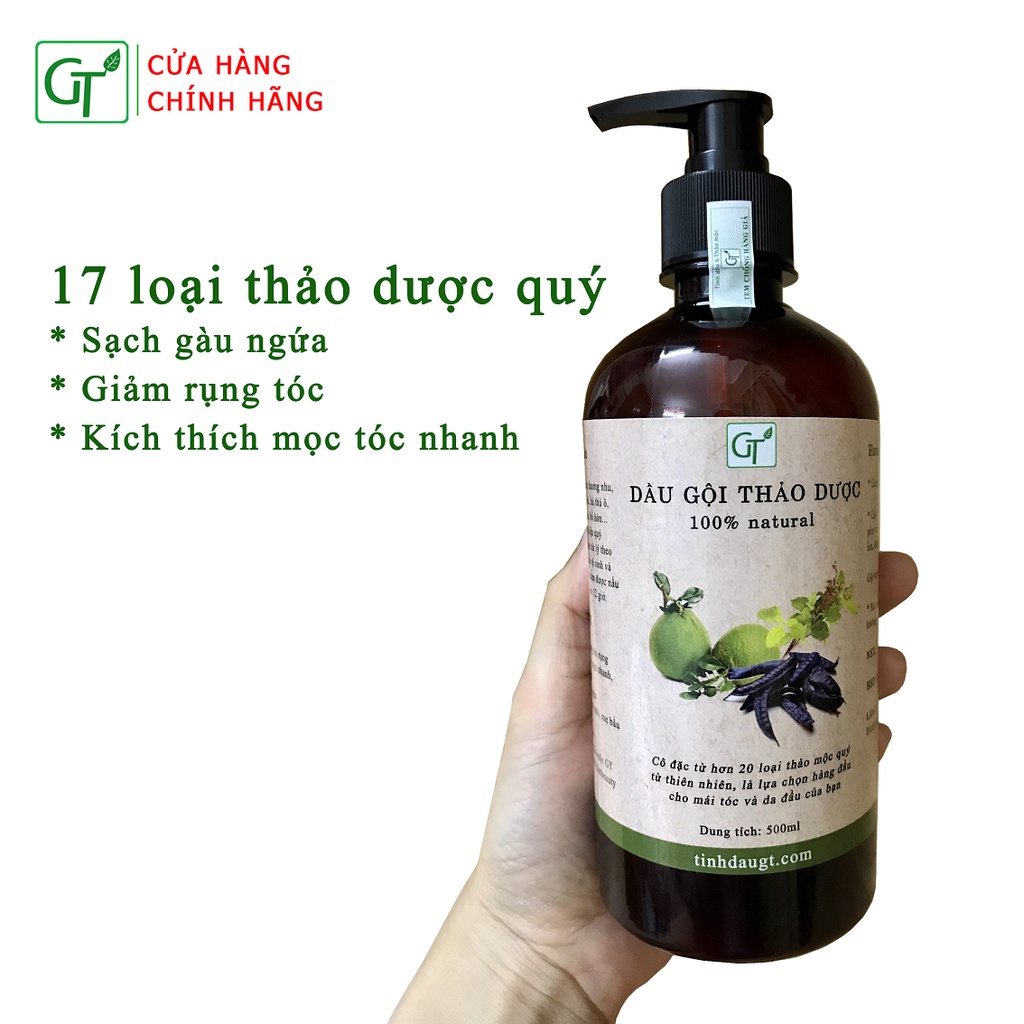 Dầu gội thảo dược Bưởi, Bồ kết, Hà Thủ ô, ..  Cô đặc - Dưỡng tóc, giảm rụng tóc, kích thích tóc mọc nhanh hiệu quả