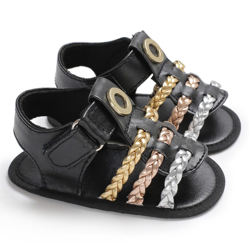 Giày sandals vải da xinh xắn cho bé
