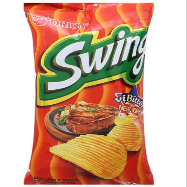 Swing Snack khoai tây vị bít tết kiểu New York /vị gà