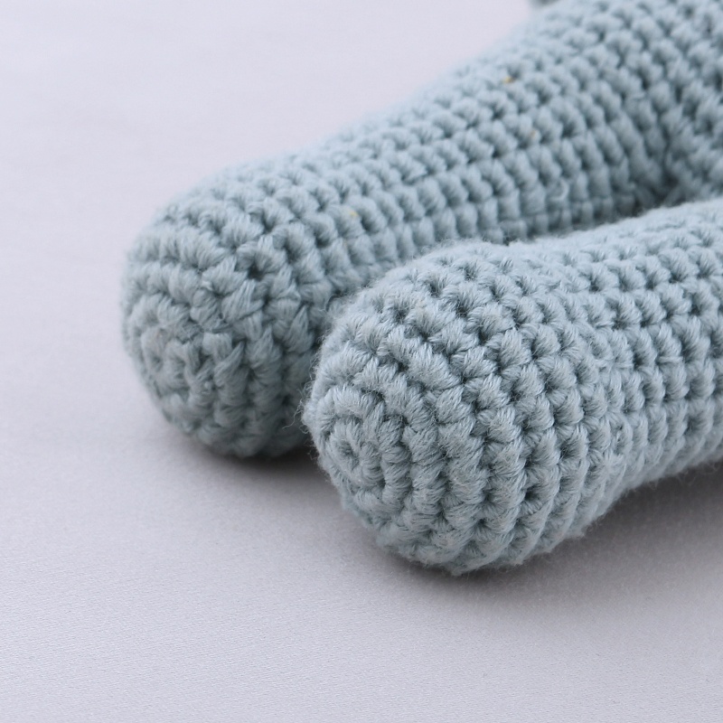 Gấu Nhồi Bông Dệt Kim 8in Mềm Mại Thoải Mái 20cm Trang Trí Phòng Ngủ Búp Bê