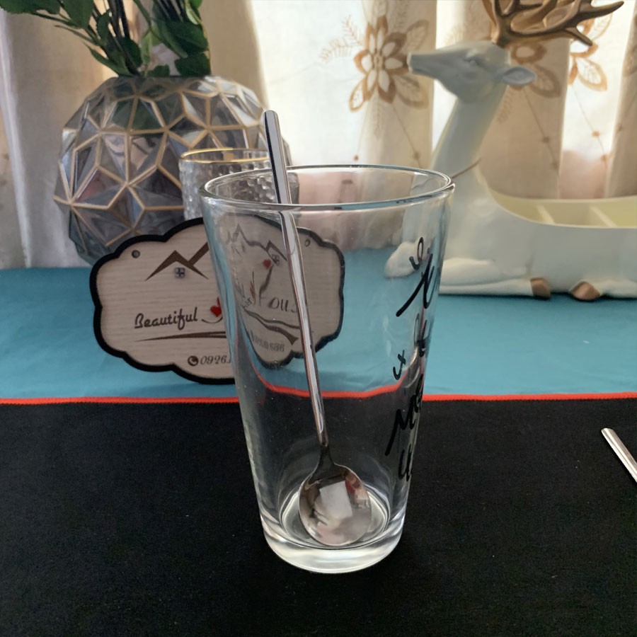 Thìa Cafe - Muỗng Cafe Cao Cấp, Hai Màu VàngTrắng Sang Trọng Trang Trí Bàn Ăn, Decor - Loại Dài 17cm | BigBuy360 - bigbuy360.vn