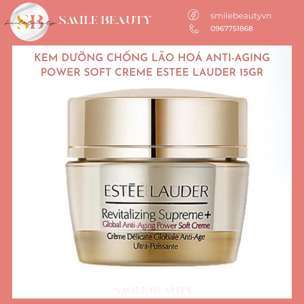 Kem dưỡng ẩm chống lão hoá Estee Lauder Revitalizing Supreme+ 15ml