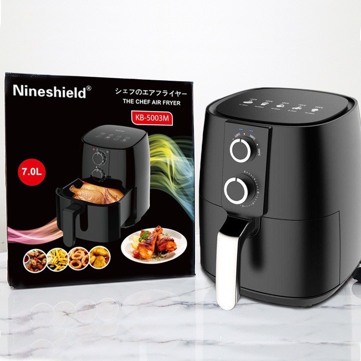 Nồi Chiên Không Dầu Nineshield 7L Chính Hãng Bảo Hành 12 Tháng