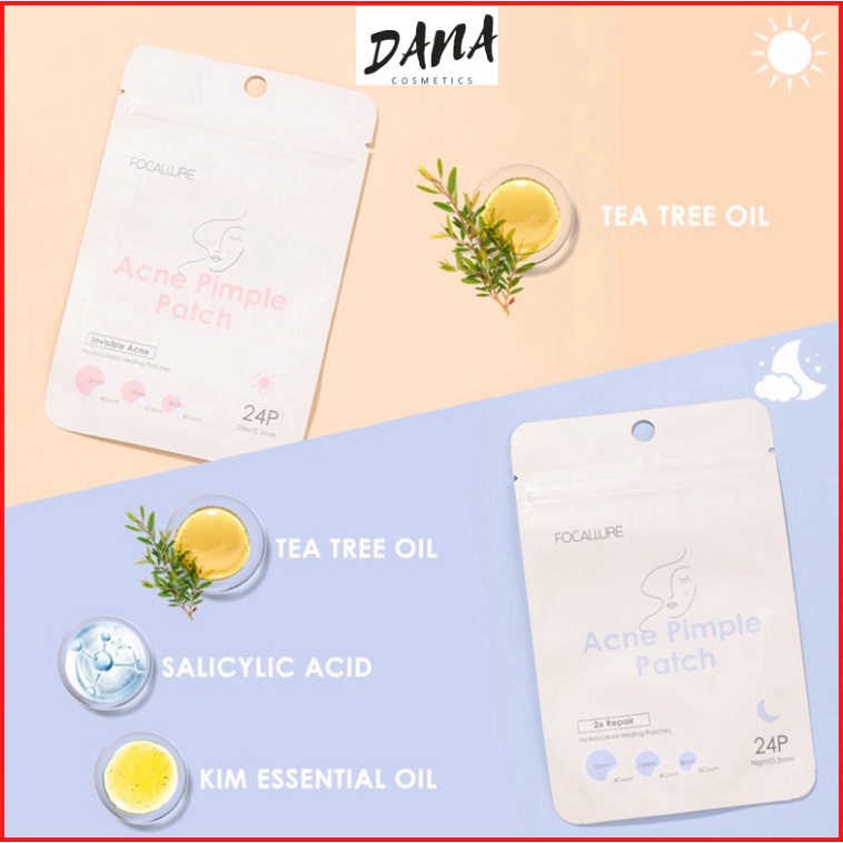 [Hàng mới về] Set 24 miếng dán giảm mụn chăm sóc da chất lượng cao 2g DANA