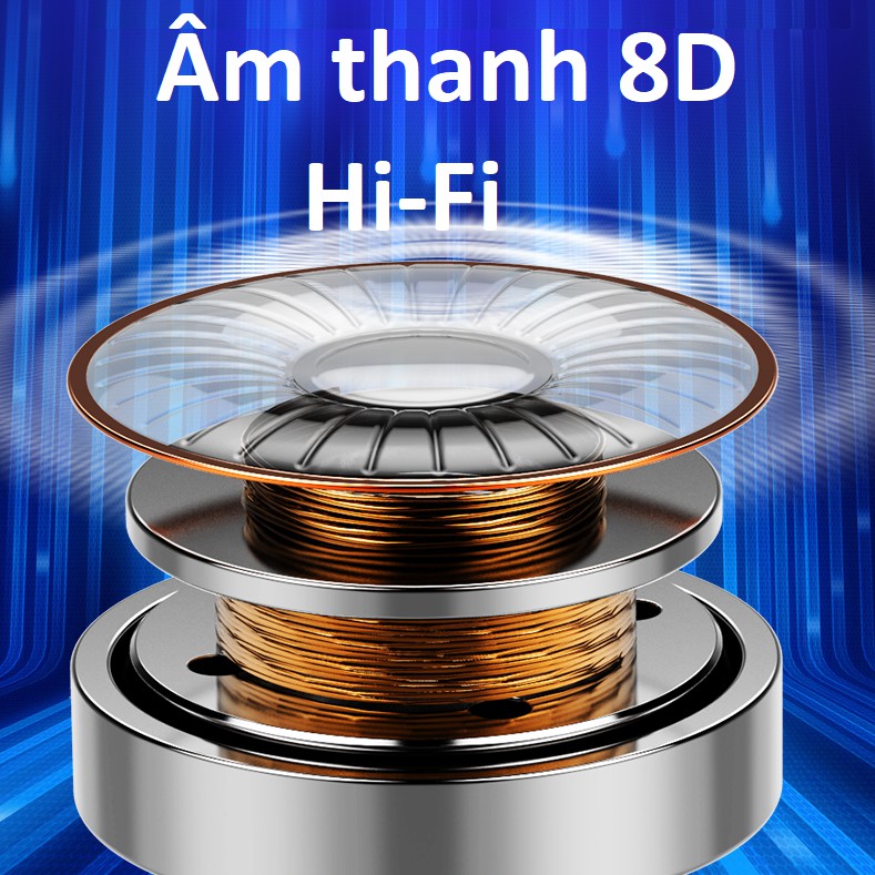 Tai nghe bluetooth cảm ứng cao cấp Amoi V11 âm thanh vòm 8D