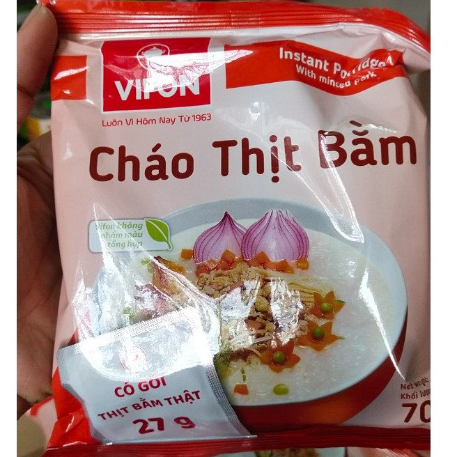 Cháo thịt bằm Vifon 70gr- Gấu đỏ 50gr