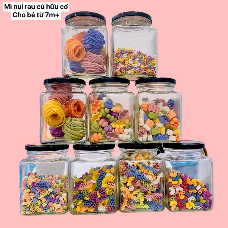 Nui mì rau củ hữu cơ cho bé từ 6 tháng - HANDMADE- SHOP MẸ MIN