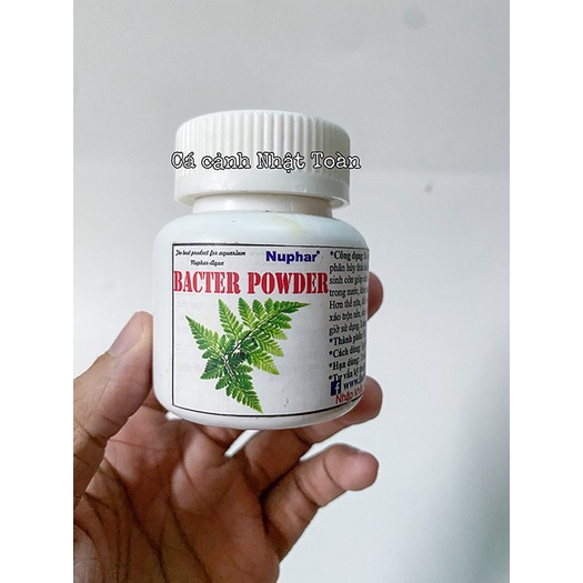 NUPHAR BACTER POWDER VI SINH TRONG NƯỚC KHỬ ĐỘC HỒ CÁ NON BỘ