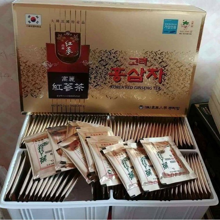 Trà hồng sâm Hàn Quốc 100 gói -Korean Red Ginseng Tea