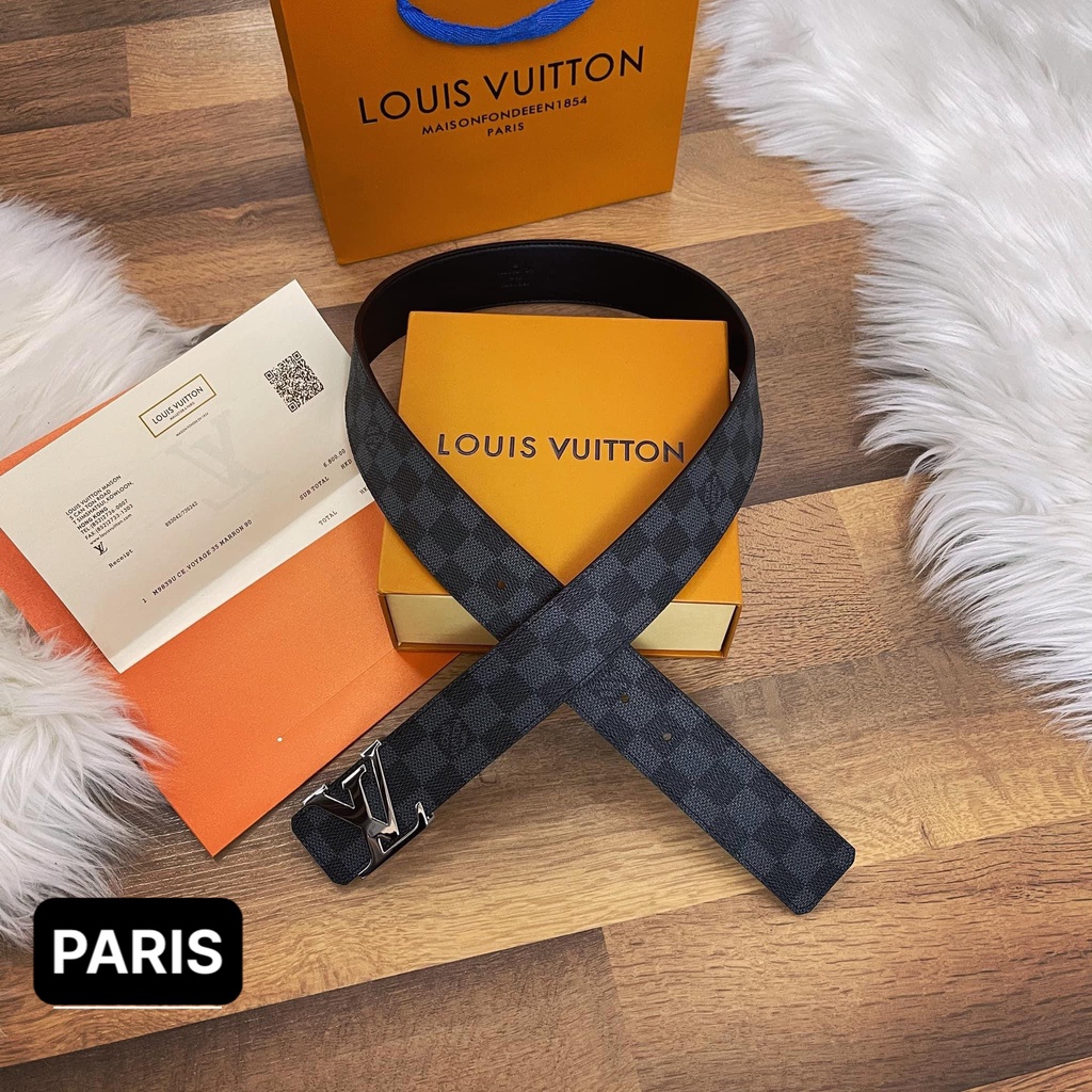 Thắt lưng, Dây nịt, Belt da xịn Louis Vuitton Carro LA fullbox