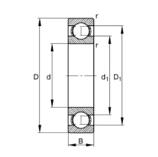 Vòng bi 6206 2RS