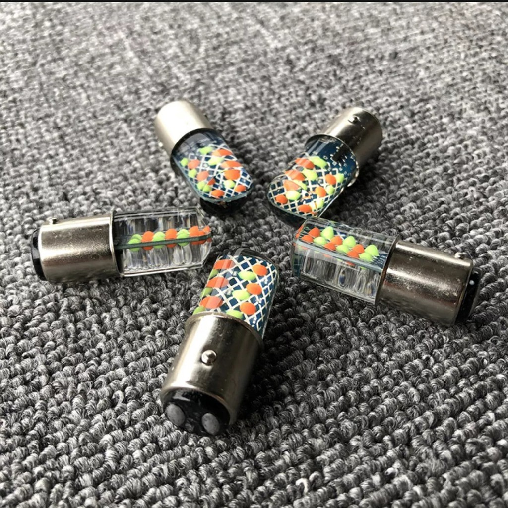 Đèn Led Hậu Nháy 7 Mầu Phủ Silicon Cực Chất, LED đèn phanh nháy 7 màu