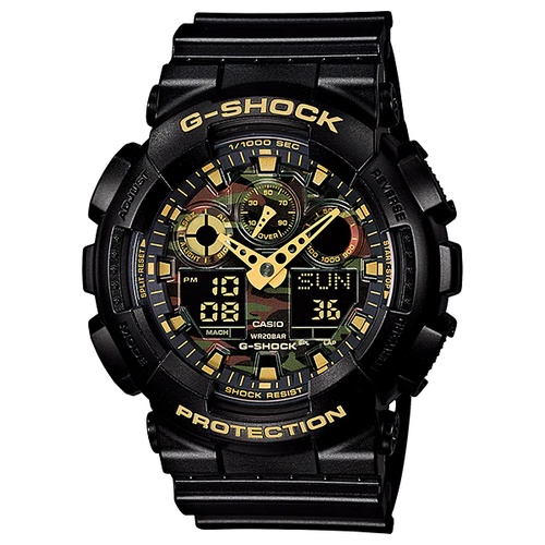 Đồng hồ nam Casio G-Shock GA-100CF-1A9 chống va đập, chống nước 200m, hàng chính hãng bảo hành 05 năm