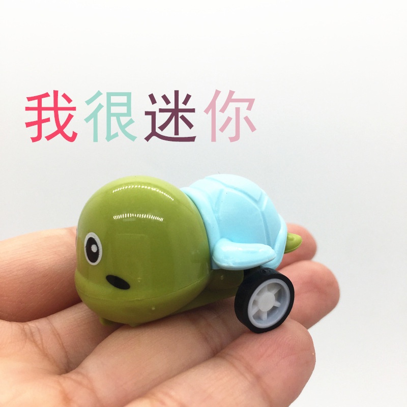 Mô Hình Đồ Chơi Xe Kéo Hình Động Vật Hoạt Hình Mini Dễ Thương Cho Bé