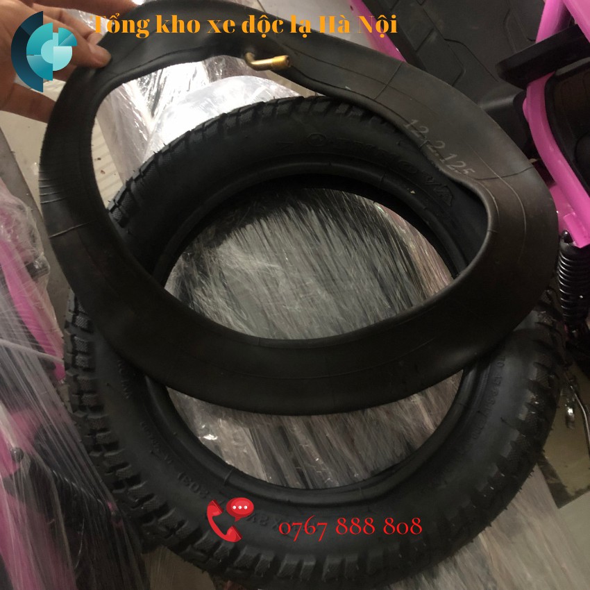 Vỏ ruột xe điện ☘  ☘ săm lốp xe điện kích thước bánh 12 inch