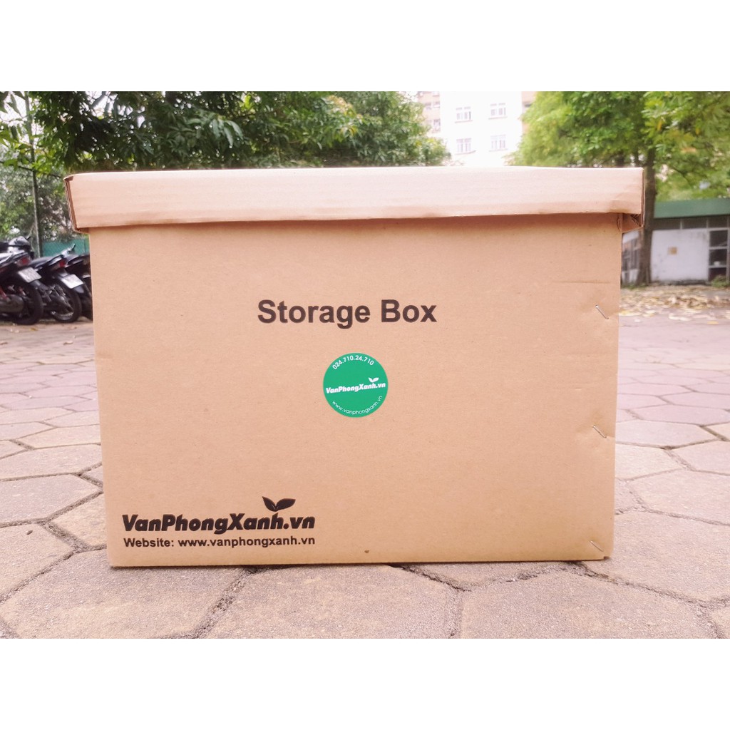 Thùng Carton Nắp Rời Chuyên Dụng Đựng Tài Liệu, 5 Lớp Chắc Chắn Gon Gàng 38*33*28,5