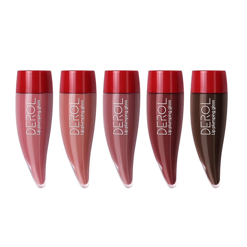 Son Bóng Derol 5 Màu Tùy Chọn Hydrat Hóa Cho Đôi Môi Đầy Đặn Quyến Rũ