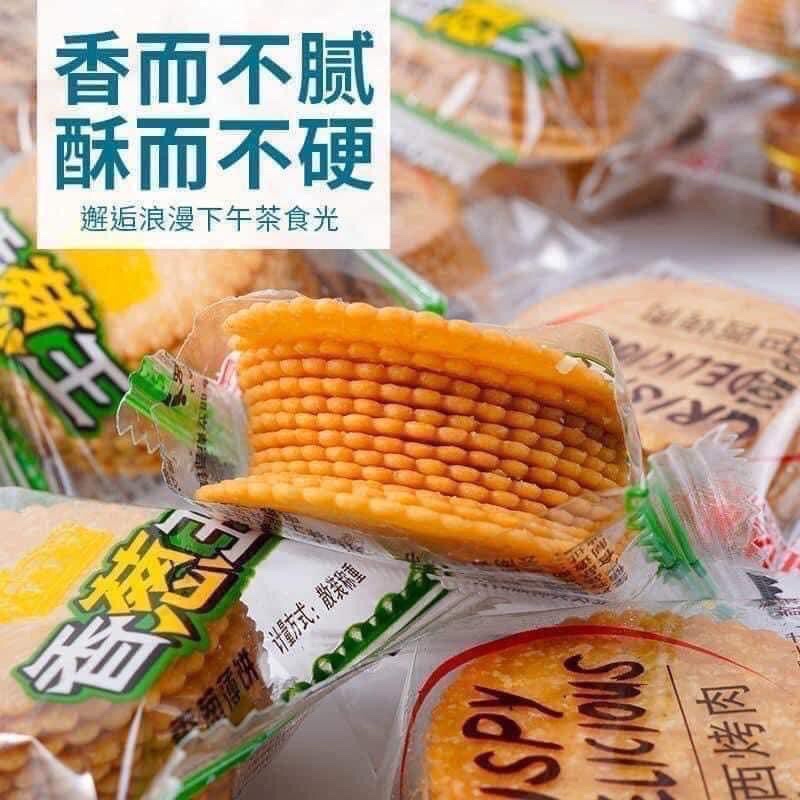 Bánh quy mặn đồng tiền bách hợp nội địa trung