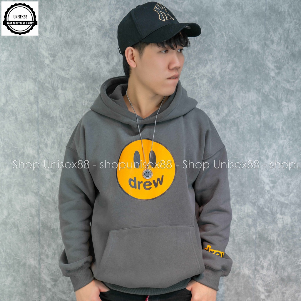 Aó Hoodie drew chất liệu nỉ siêu dày,cực ấm.