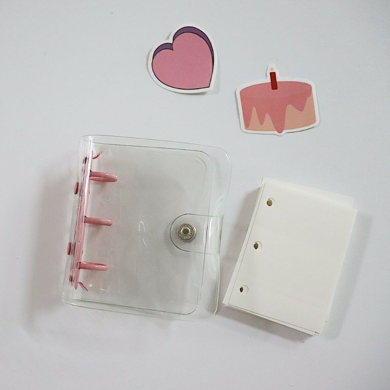 Sổ còng mini kèm giấy và tặng kèm sticker trang trí