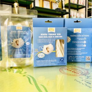 Khẩu Trang Vãi 4N Kháng Khuẩn + Kháng UV + Chống Nước siêu co giản cho mọi khuôn mặt