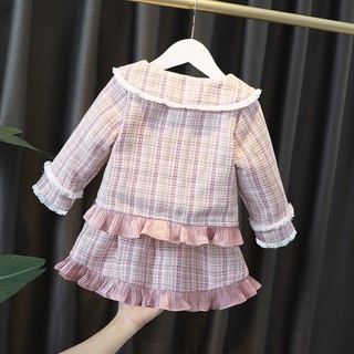 [HÀNG ORDER QUẢNG CHÂU] SET ÁO DẠ + CHÂN VÁY