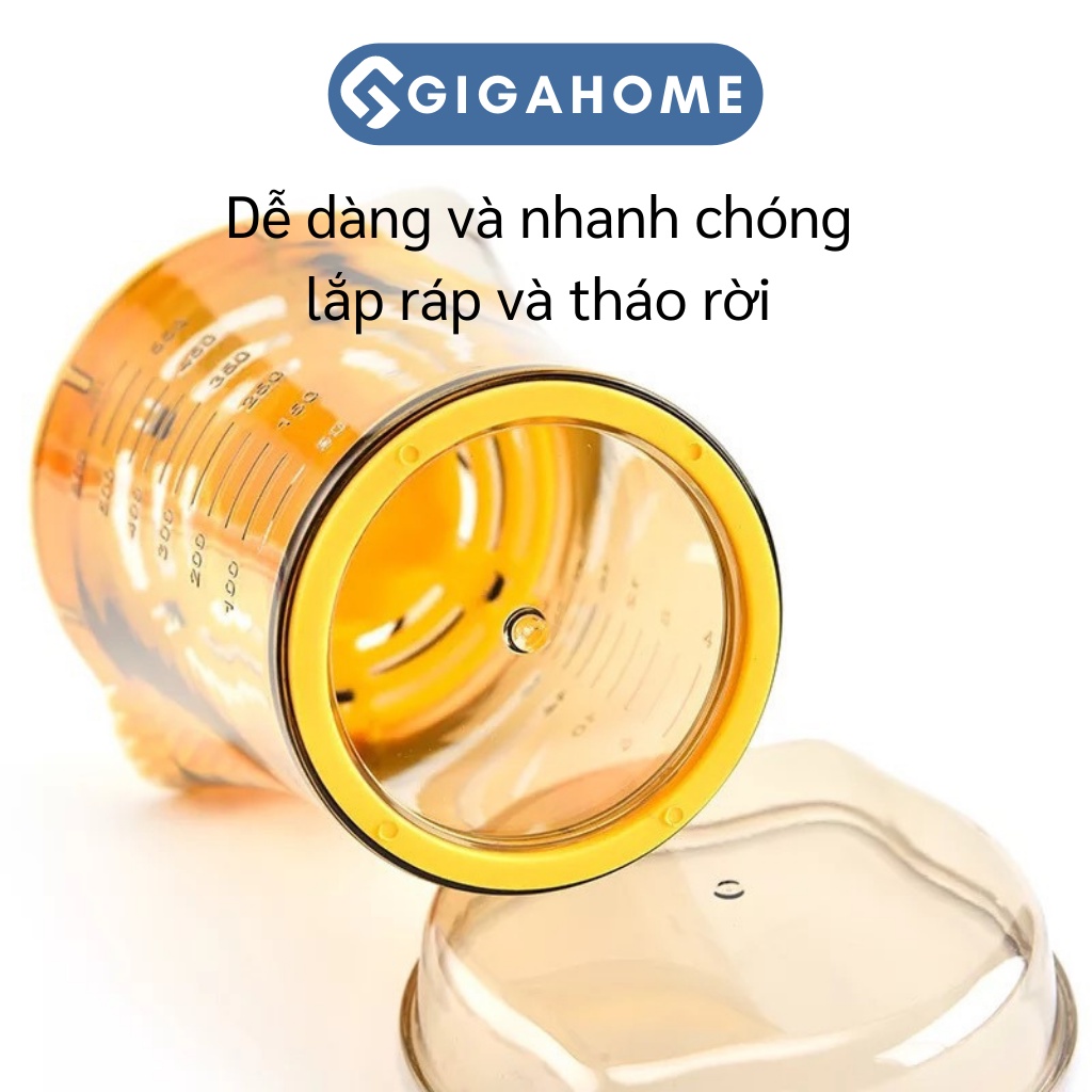 Bộ Dụng Cụ Vắt Cam, Chanh Bằng Nhựa PP Cao Cấp GIGAHOME An Toàn 8142