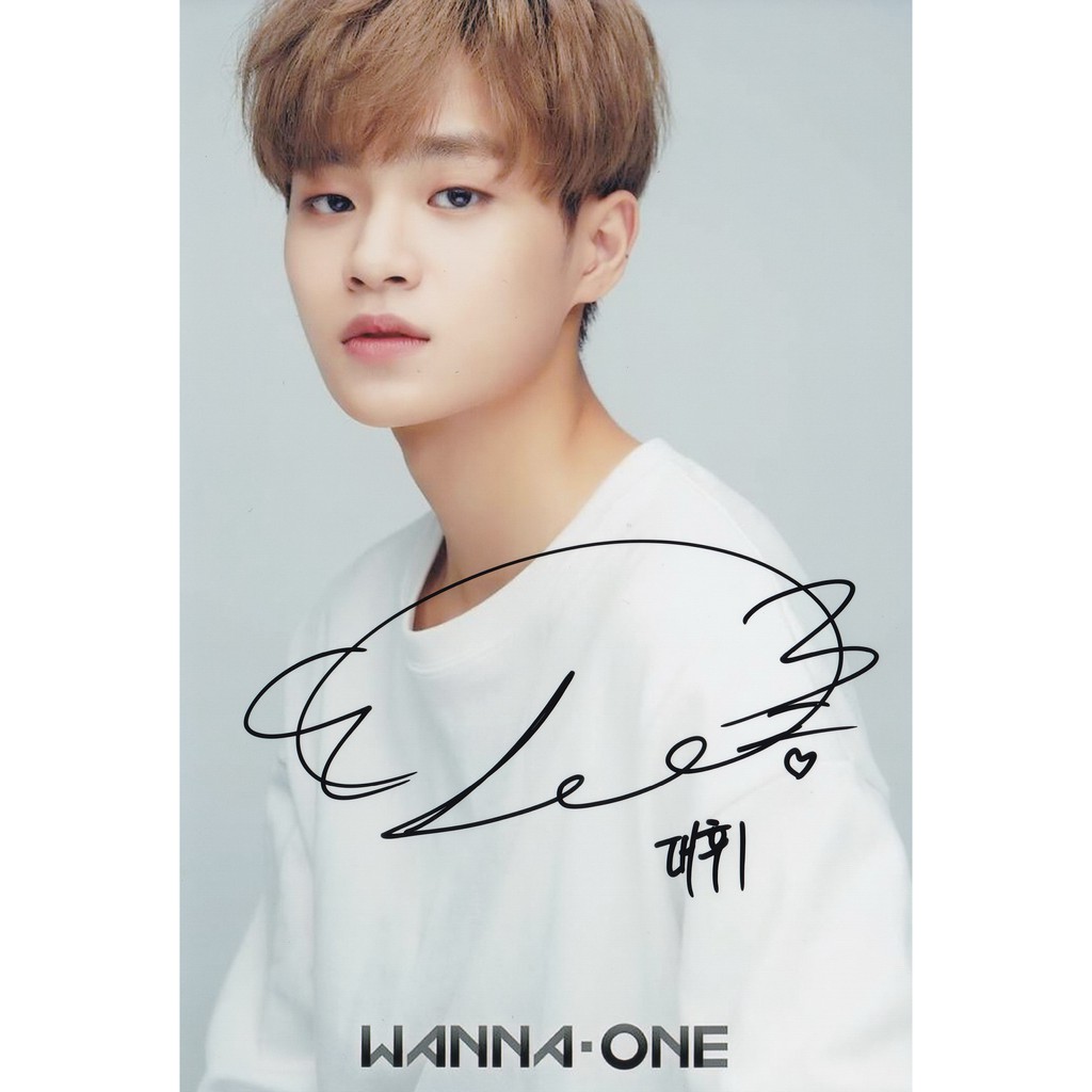 Chữ ký tay của Wanna One