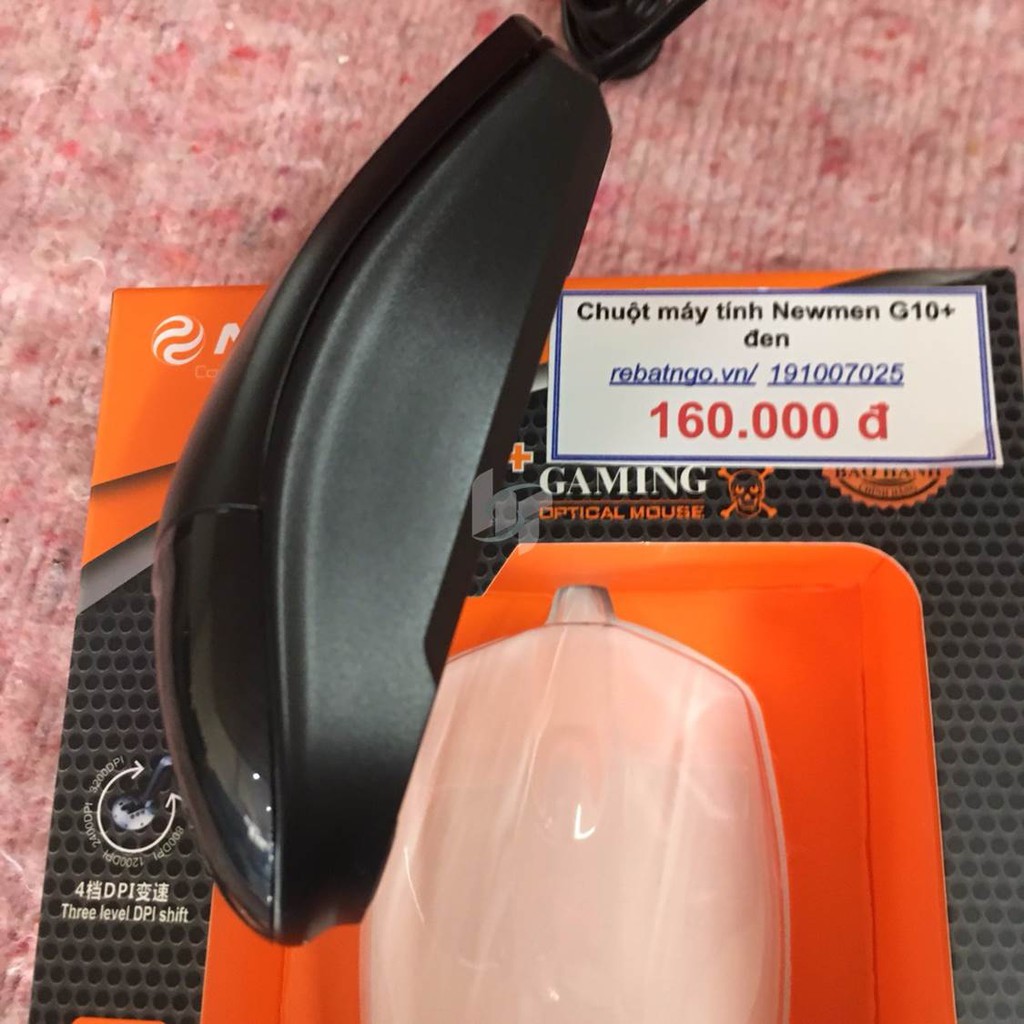 Chuột máy tính Newmen G10+ đen  3200DPI