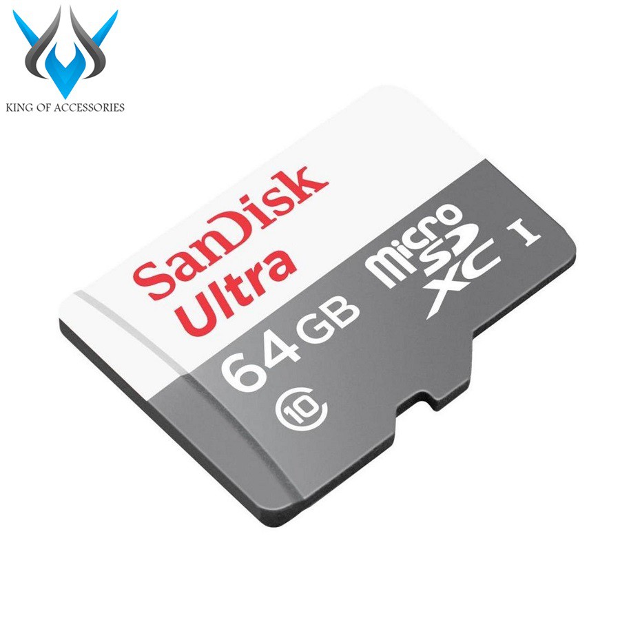 Thẻ nhớ Micro SDXC SanDisk Ultra 64GB 533X 80MB/s (Bạc) - Không Box