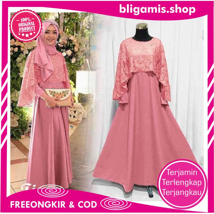 ^_Đồ Chơi Vương Miện Maxi Áo Choàng Maxi Cao Cấp Phù Hợp Với L Without Pasmina Bestseller