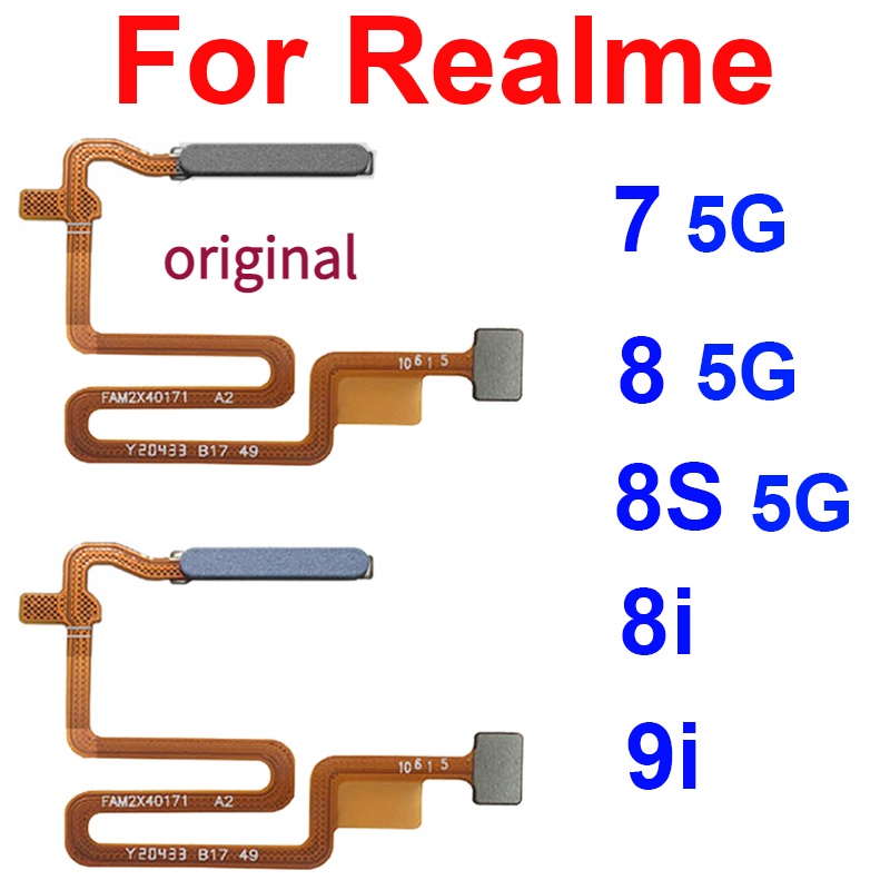 Cáp Cảm Biến Vân Tay Cho Realme 7 5G 8 8S 5G 8i 9i