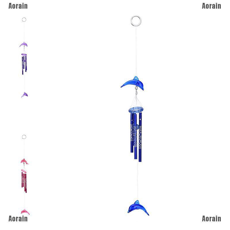 Chuông Gió Kim Loại 4 Viên Pha Lê Sáng Tạo