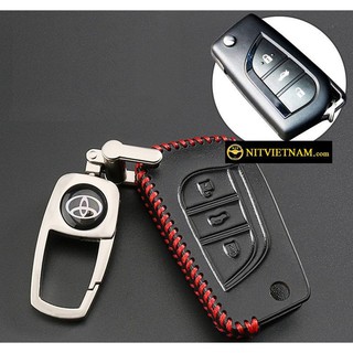 Bao da chìa khóa ô tô Toyota - PKXH-76