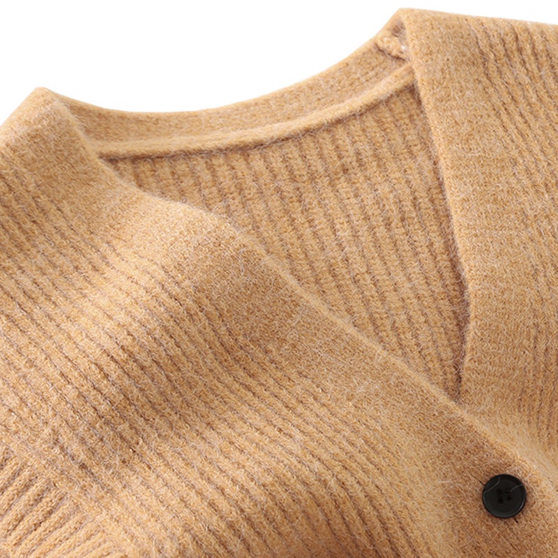 Áo Khoác Ghi Lê Không Tay Cổ Chữ V Thời Trang Thu Đông Mới Cho Nữ 2022