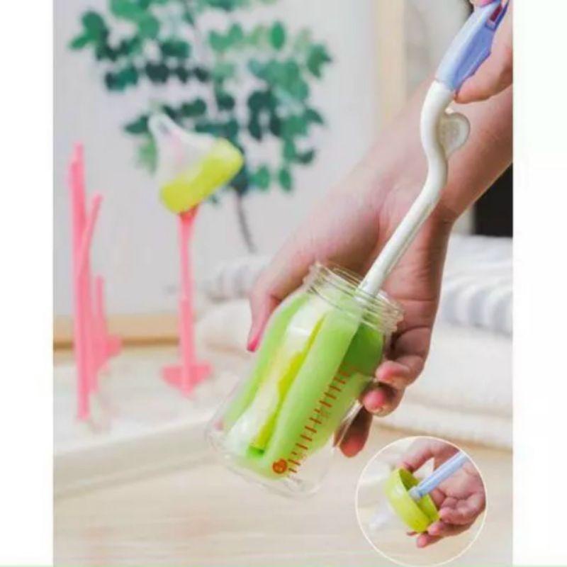 NƯỚC RỬA BÌNH SỮA DNEE ORGANIC DẠNG TÚI THÁI LAN🇹🇭- Bộ dụng cụ rửa bình sữa