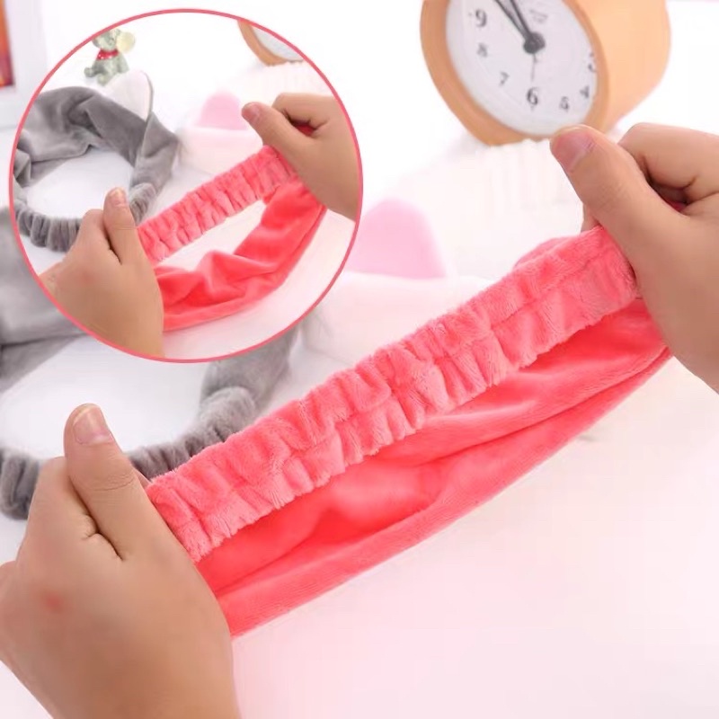 Băng đô tuban hình tai mèo siêu xinh ( shop giao màu ngẫu nhiên )