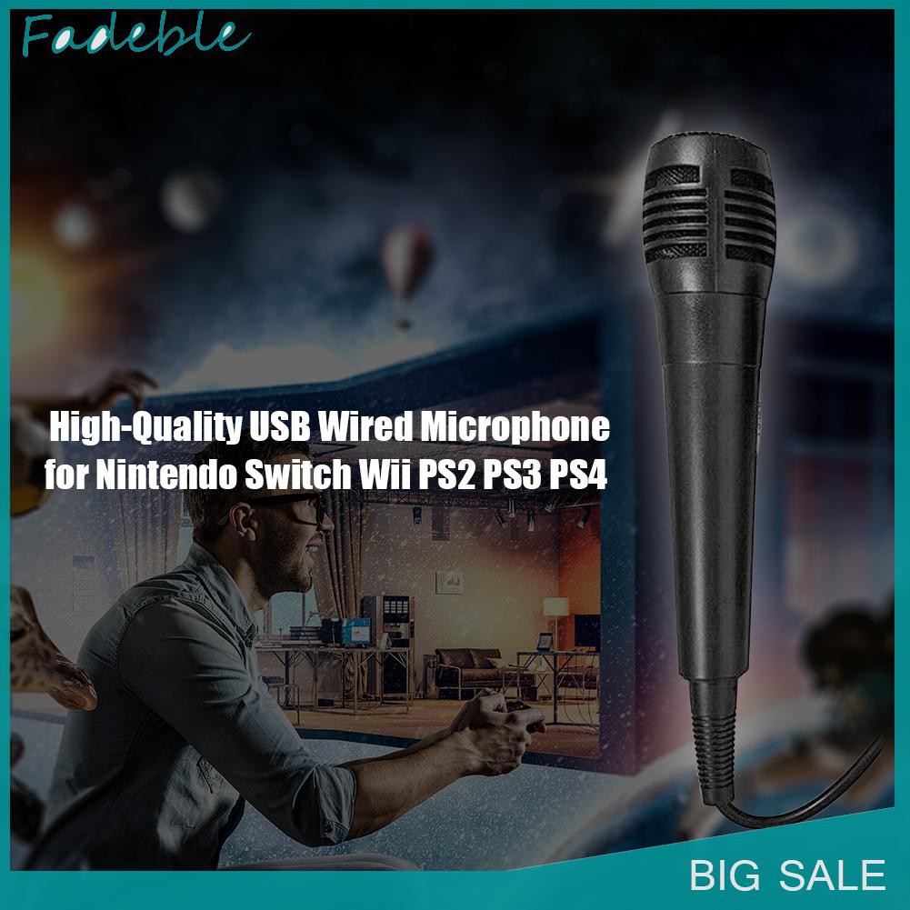 Micro Usb Karaoke Cho Nintendo Switch Wii Wii U Ps4 Ps3 Xbox One Pc