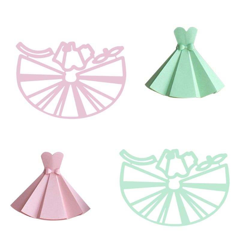 Khuôn Cắt Giấy Thép Carbon Hình Váy Đầm Dễ Thương